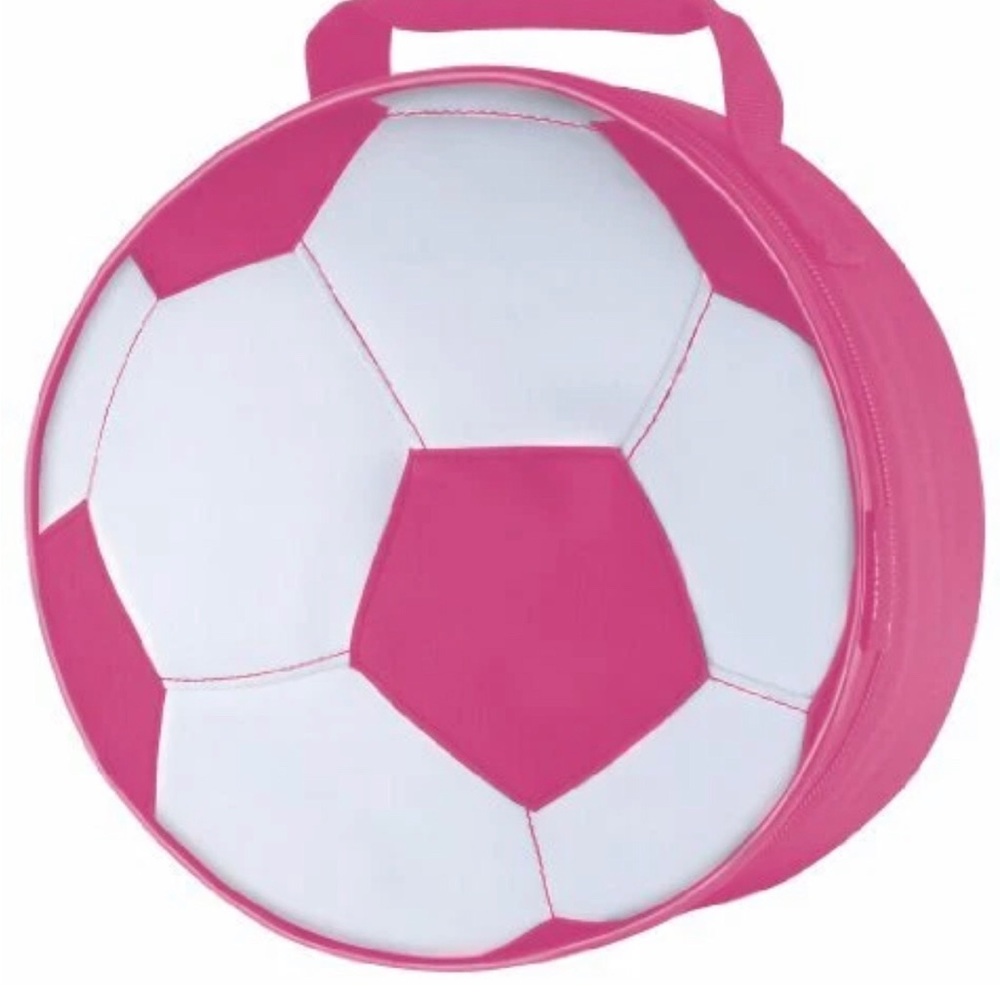 Thermos Pink Soccer Ball Lunch Bag - Kids